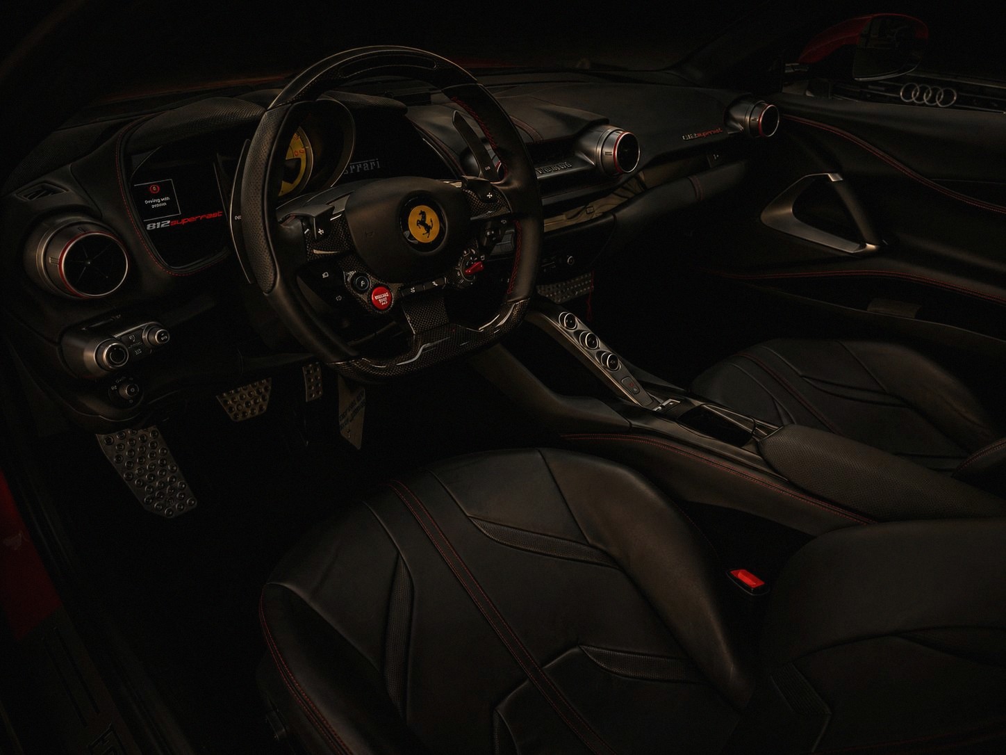 Ferrari 812 Superfast — cockpit interior