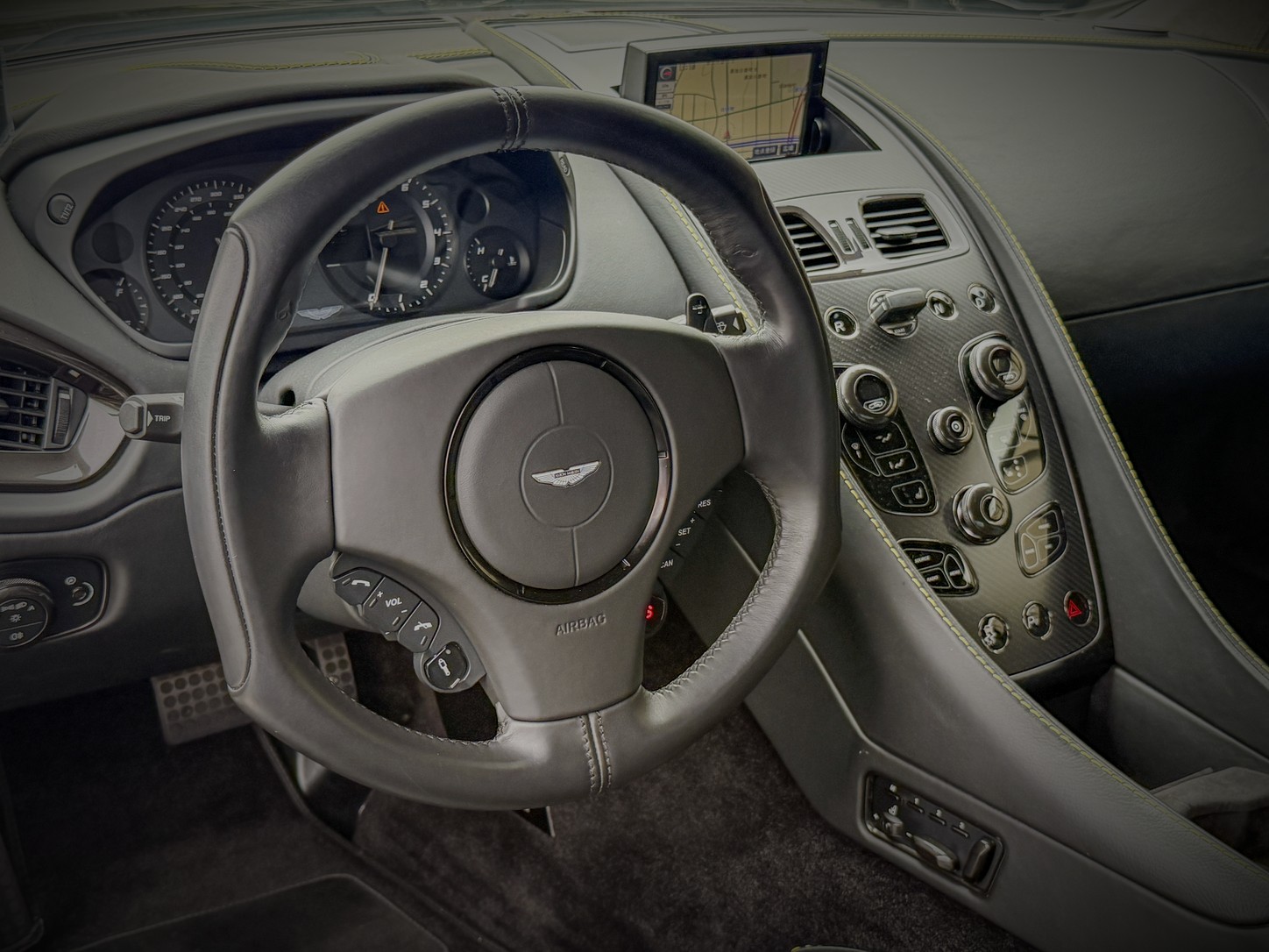 Aston Martin Vanquish — interior detail