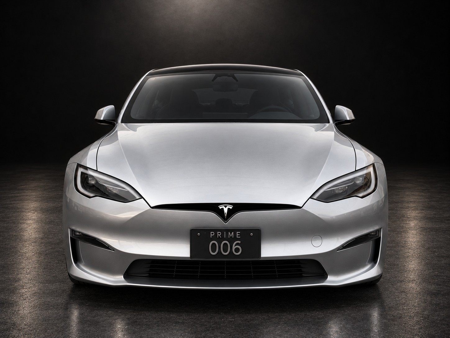 Tesla Model S Plaid — front view