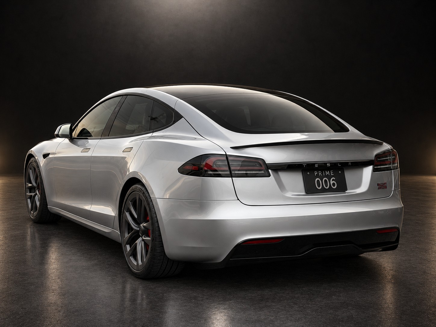Tesla Model S Plaid — rear three quarter