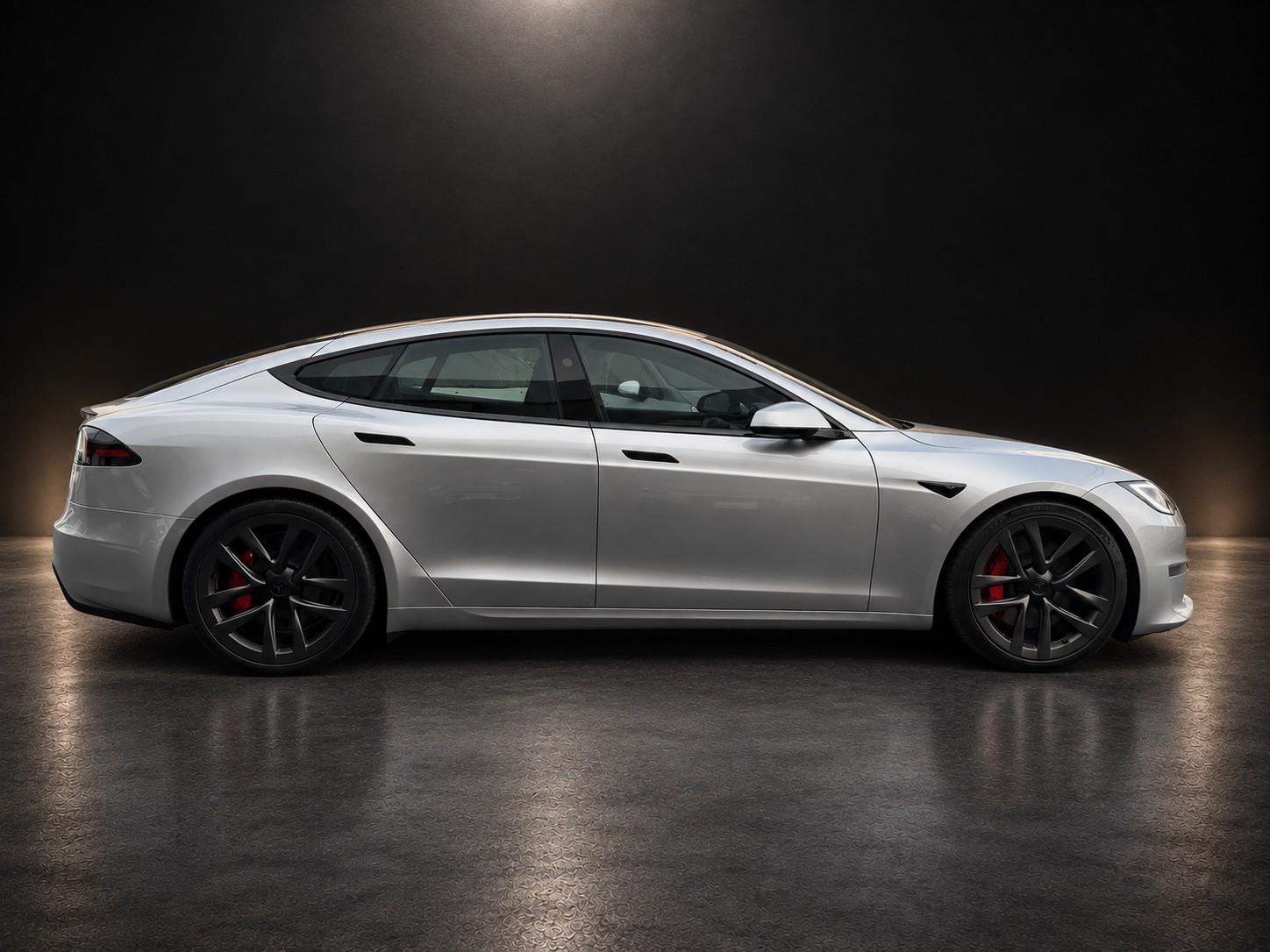 Tesla Model S Plaid — side profile
